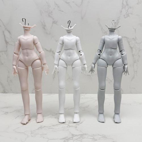 恶魔角8分bjd素体黑色美学