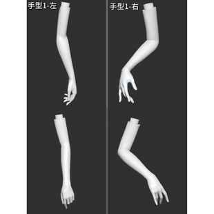 【第一批尾款】Laluna Doll原创三分四分姐们胸台手型加购页面