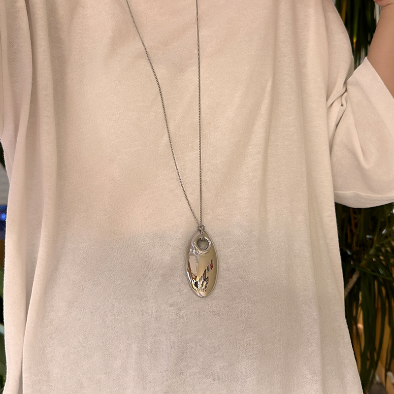 吊坠高级感ins风长款项链PLOW