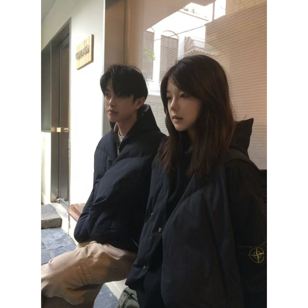 秋冬季新款日系复古螺旋廓型马甲男女保暖纯色高级感潮牌无袖背心