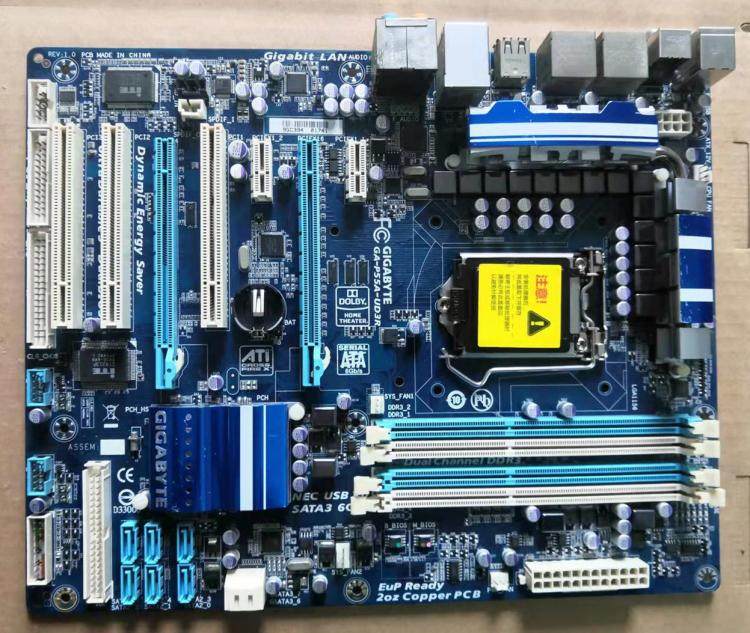 技嘉 ga-p55a-ud3r/usb3l/us3l/p55-ud3r主板1156针