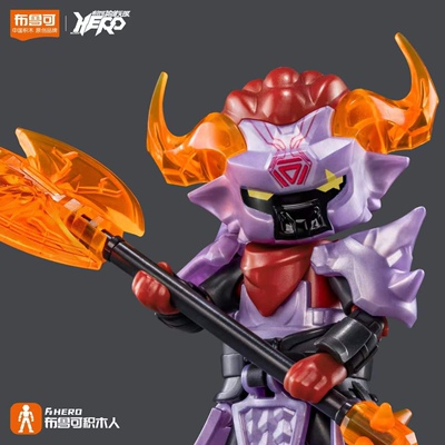 布鲁可英雄无限星光版第1弹一代牛魔王杨戬孙悟空哪吒拼装模型2弹