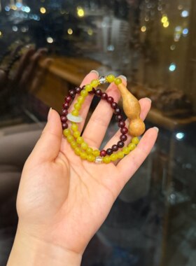双圈花皮葫芦手串跑环