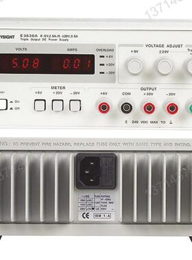 Keysight E3630A 三路数字直流电源供应器 精密稳压15W电源