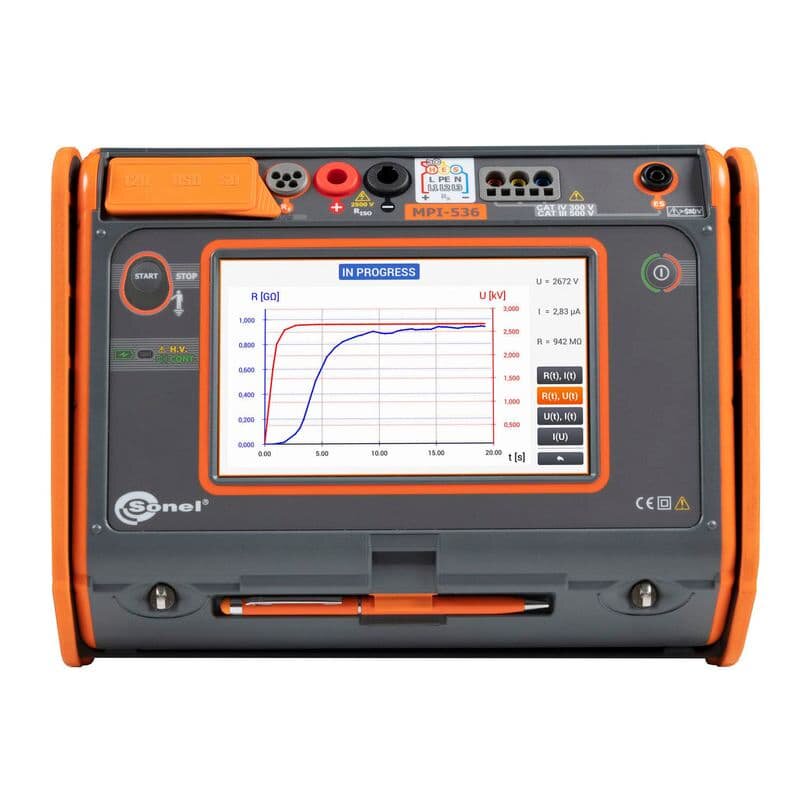 Sonel MPI-536高精度多功能电气安装测试仪自动测试测量模式