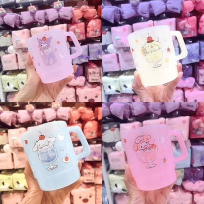 缤纷夏日漱口杯名创优品三丽鸥