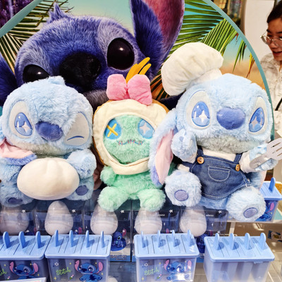 名创优品史迪奇美食派对公仔