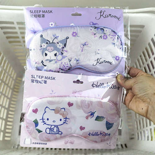 名创优品三丽鸥花卉遮光眼罩