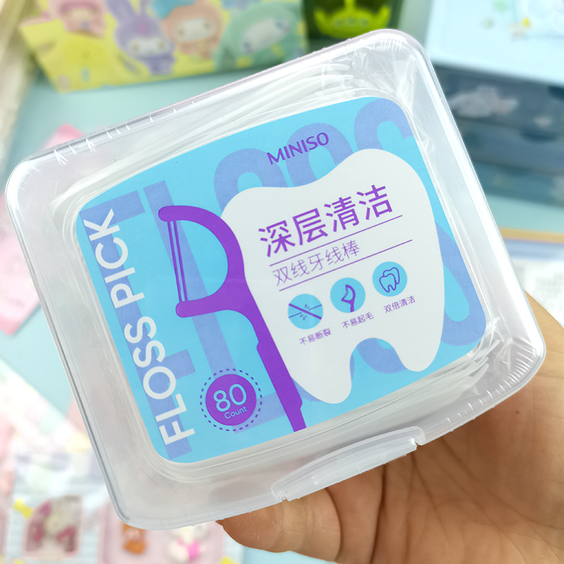 名创优品牙线双层牙线棒