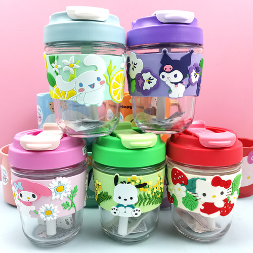 玻璃杯名创优品三丽鸥花花游乐会