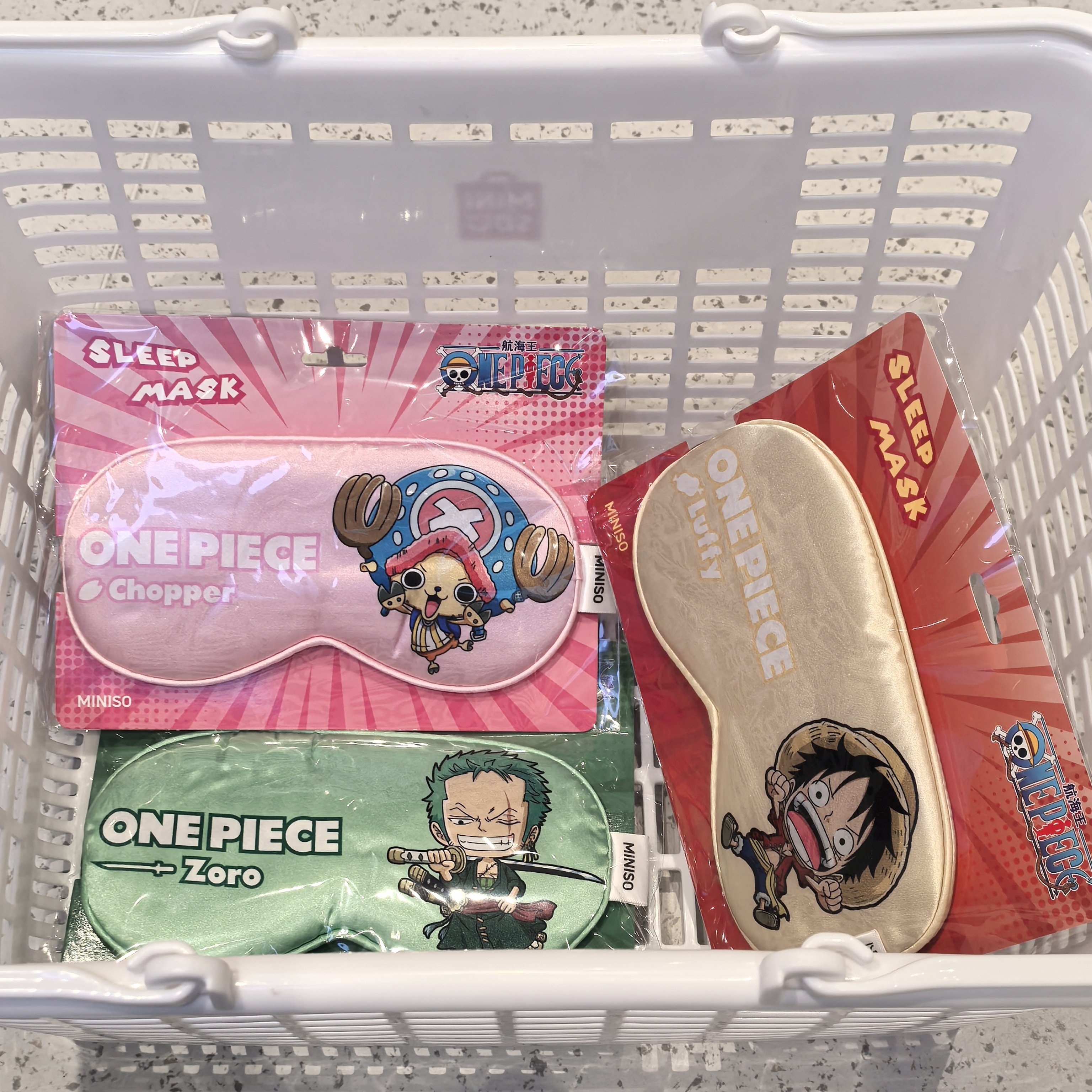 名创优品海贼王遮光眼罩