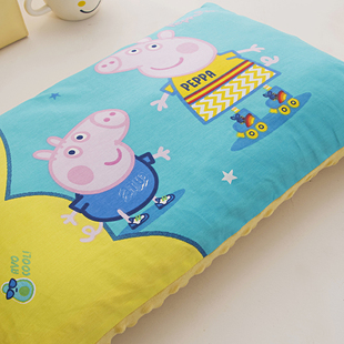 全棉儿童枕头枕芯幼儿园宝宝学生安抚豆豆枕小朋友四季通用可拆洗