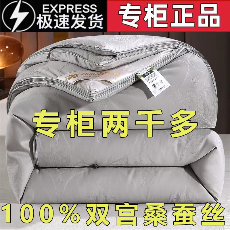 蚕丝被桑蚕丝空调被四季通用