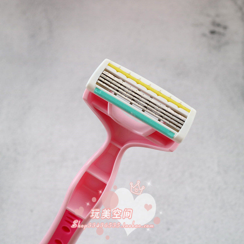 正品日本KAI/贝印摇摆头腋毛刀女用剃毛刀刮毛刀除毛神器专业安全
