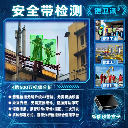 AI算法盒子离岗识别检测违规停车