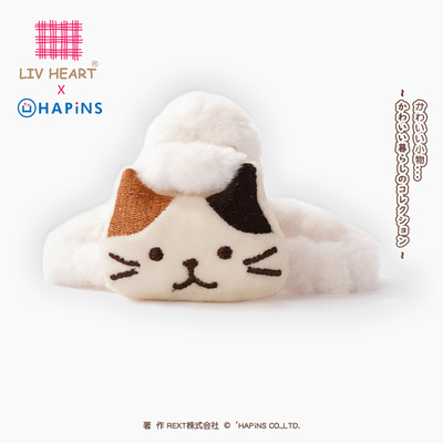 毛绒猫发夹发圈头绳橡皮筋