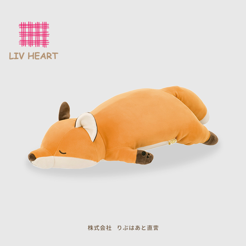 日本LIVHEART狐狸抱枕