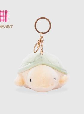 LIVHEART绿色小海龟挂件玩偶毛绒玩具包包挂偶娃娃背包钥匙扣