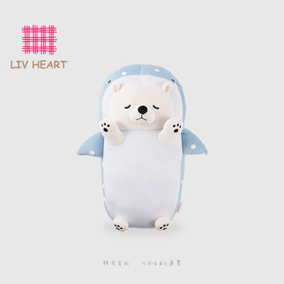 LIVHEART北极熊冰丝凉感抱枕