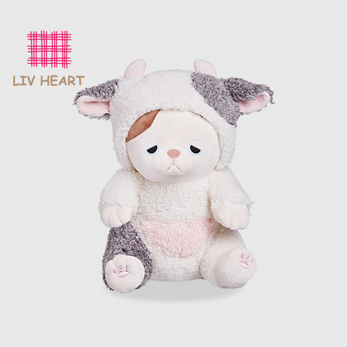 LIVHEART奶牛毛绒玩具娃娃