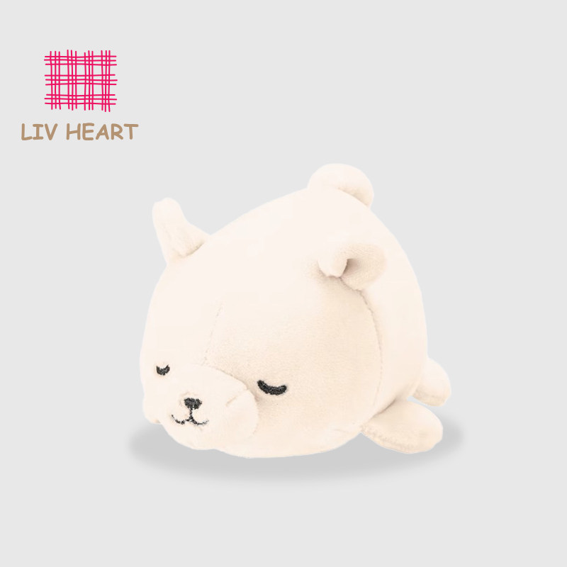 LIVHEART 呼噜学院 北极熊玩偶公仔解压毛绒玩具娃娃抱枕礼物