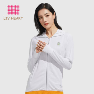 LIVHEART冰丝防晒衣薄款运动外套户外防紫外线透气开衫防晒服