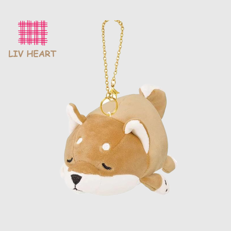 LIVHEART柴犬毛绒玩具手握