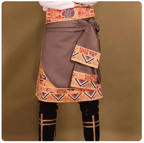 金边男士藏族服装民族风