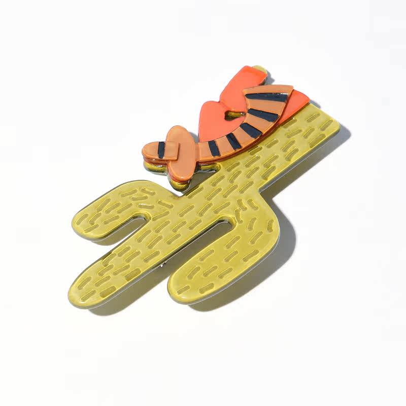 Broche femme MASFERSU en résine - Ref 1173657 Image 5