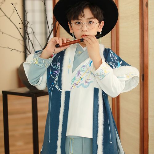 汉家小童常规秋冬男童复古汉服