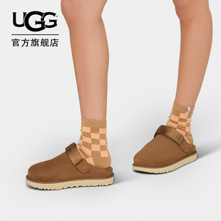 休闲包头凉鞋 平底魔术贴一脚蹬半拖鞋 1138252 男女同款 UGG秋季