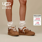 1168890 舒适平底低帮圆头双色系带街头梅尔休闲鞋 UGG春季 女士时尚