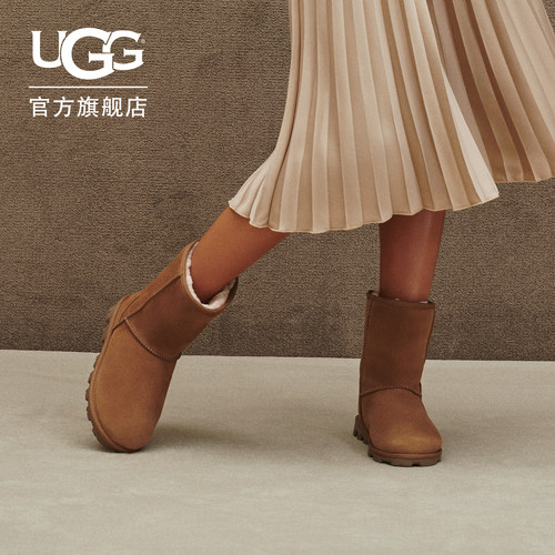 UGG平底经典休闲短筒靴雪地靴