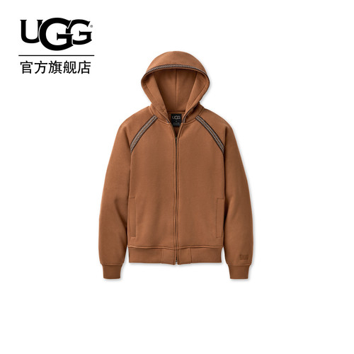 UGG舒适休闲连帽纯色套头卫衣