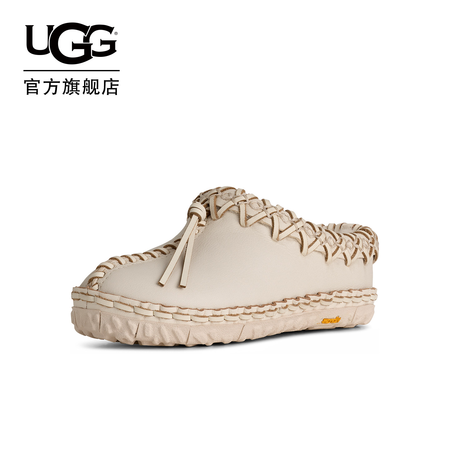 UGG春季新款男女同款时尚舒适平底缝线流苏一脚蹬懒人鞋 1175271