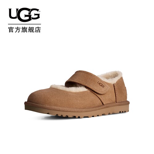 UGG舒适轻便休闲魔术贴玛丽珍鞋