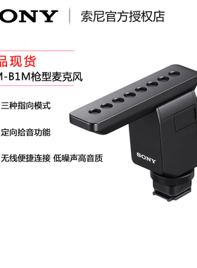 Sony/索尼 ECM-B1M AX700 AX60 A7R4 A7R3相机 摄像机枪型麦克风