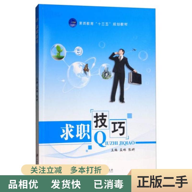 旧书正版/求职技巧 孟琳 张妍 江苏大学出版社 9787568405904