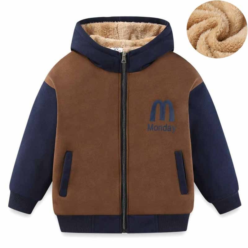 男童加厚加绒棉衣卫衣外套童装中大童秋冬季开衫拉链连帽休闲上衣,童装/婴儿装/亲子装,普通外套,淘宝优惠券,粉丝福利购,淘宝优惠卷