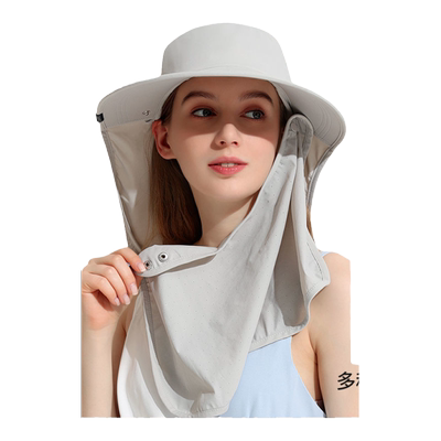 大帽檐渔夫帽骆驼防晒太阳帽