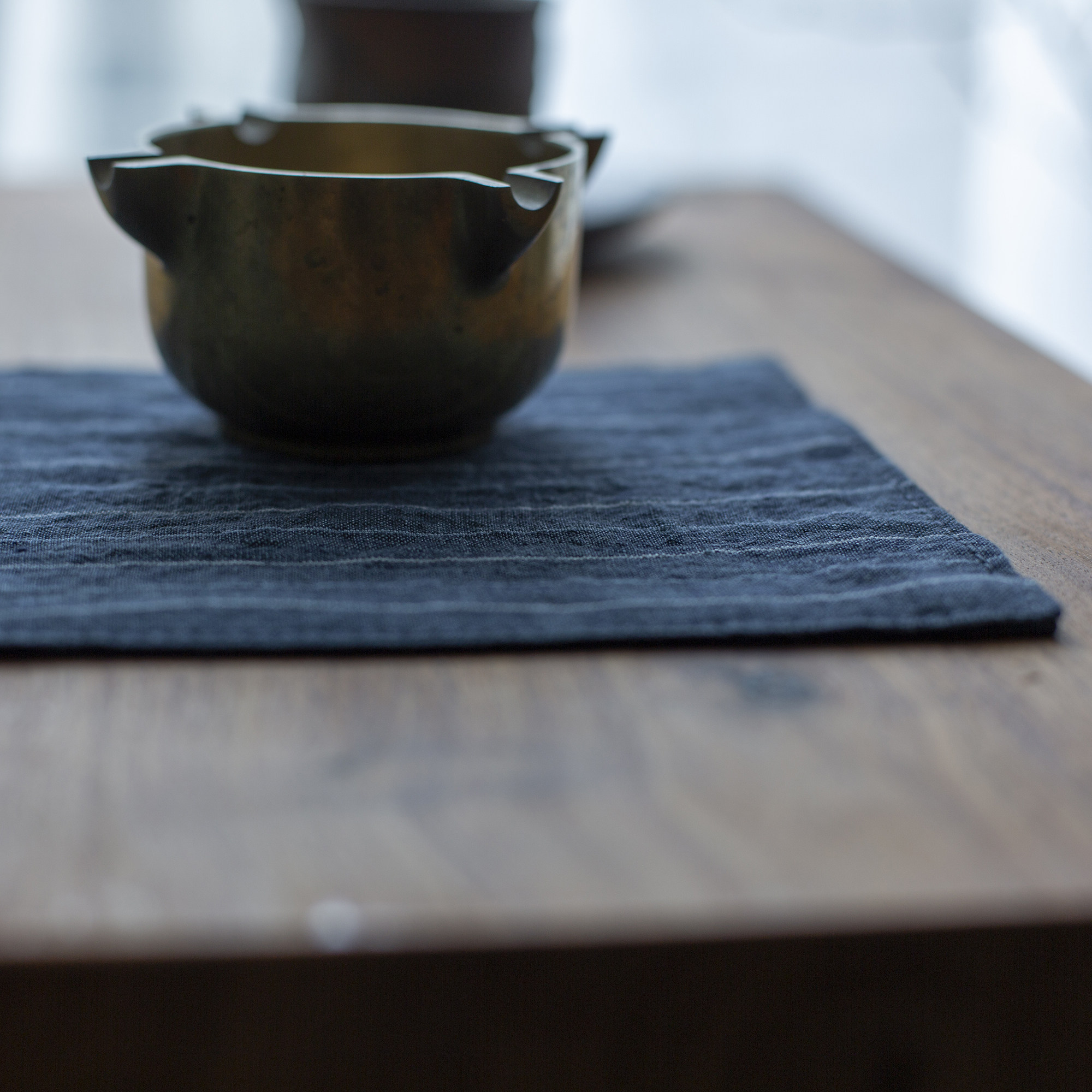 【蓝条子】亚麻条纹杯垫餐垫茶巾隔热垫防烫定制尺寸日式简约,居家布艺,餐垫,淘宝优惠券,粉丝福利购,淘宝优惠卷