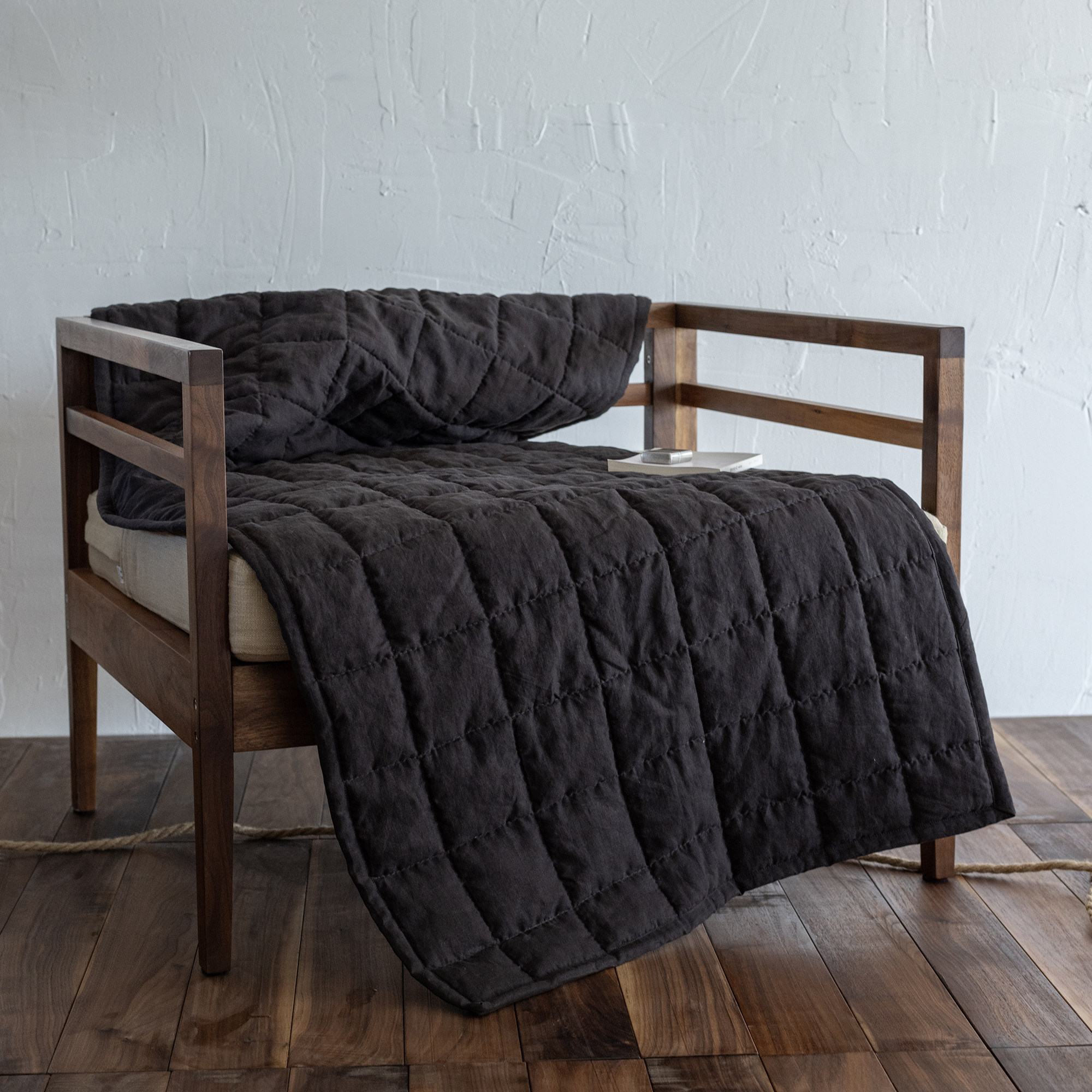 【素年】纯亚麻棉花防滑沙发垫瑜伽榻榻米靠背薄垫可定制尺寸