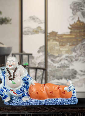 景德镇陶瓷雕塑现代家居摆件
