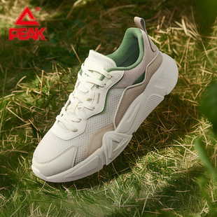 匹克男鞋网面透气复古防滑老爹鞋百搭简约运动鞋软底增高休闲鞋子