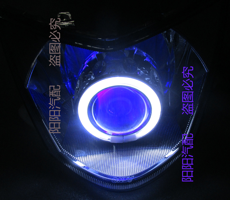 适用于飞鹰鬼火一代RSZ改装2.5寸双光透镜天使眼氙气灯大灯总成在类目 摩托车/装备/配件, 摩托车配件, 摩托车车灯中 - 来自Buy2taobao.com提供专业的淘宝代购服务