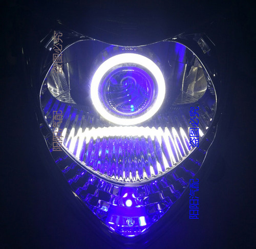 适用于 WH110T-2D新优悦大灯总成改装氙气灯天使眼透镜