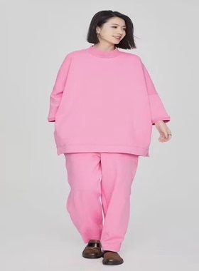 紫布语2026春季新款空气棉时尚文艺休闲显瘦大码女上衣卫衣521