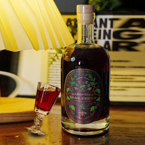 俄罗斯俄式樱桃味伏特加酒配制酒利口酒力娇酒