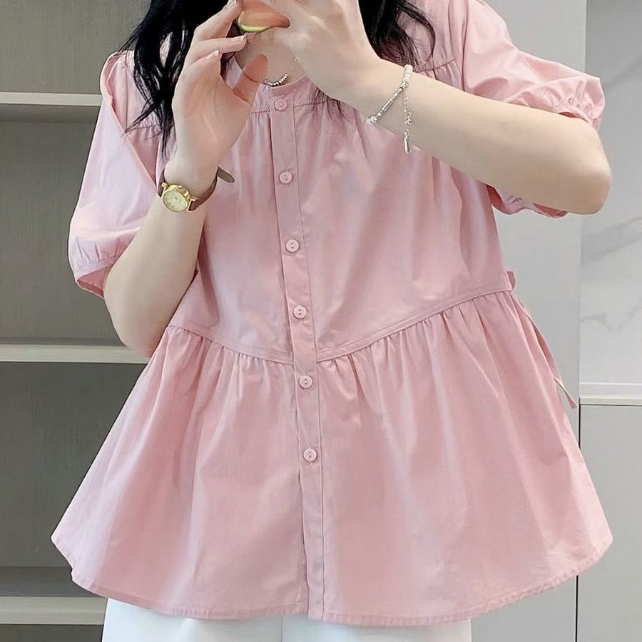 新款气质减龄娃娃衫清新甜美上衣