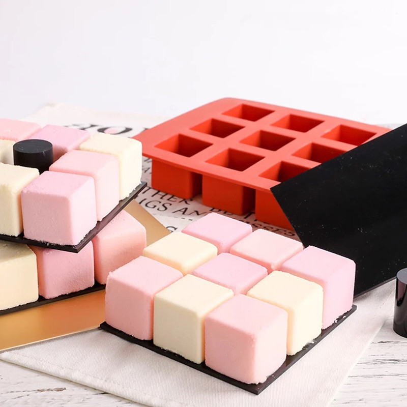 魔方慕斯蛋糕硅胶模具